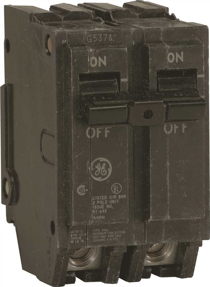 2P 15A PLUG IN CIRCUIT BREAKER